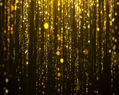 Awards Bokeh Black and Gold Backdrop to enhance your next event