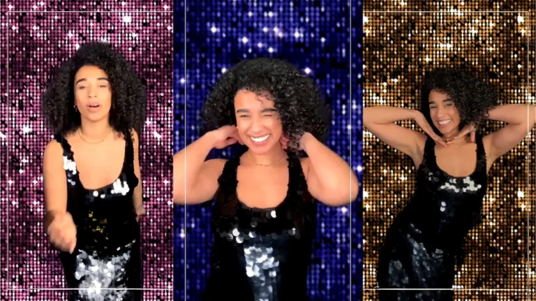 Paparazzi Photo and Video Experience. a woman posing for a hollywood style photo booth photo