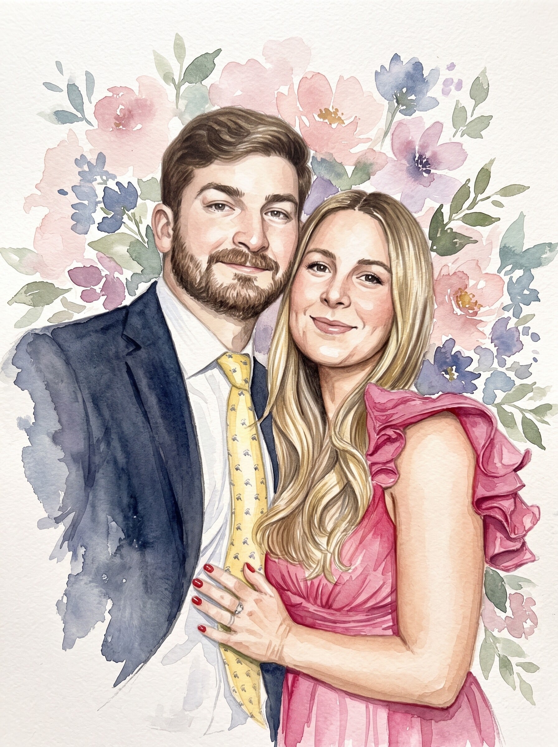 AI Photo Booth Wedding Water Color Experience